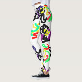 Leggings Fête des chats noirs (Gauche)