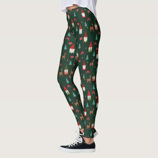 Leggings Fête des Gnomes de Noël (Gauche)