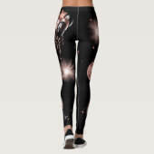 Leggings Fête du Nouvel An Champagne Rose Gold (Dos)