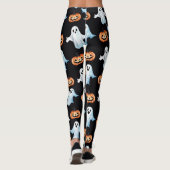 Leggings Fête fantôme en noir (Dos)