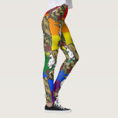 Leggings Fête Licorne Arc-en-Ciel  (Droite)