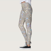 Leggings Fête Paillettes Blanches (Gauche)