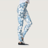 Leggings Fêtes de Noël Fête hiver Flamme de neige brillant (Droite)