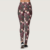 Leggings Fêtes de Noël Floral Moderne (Dos)