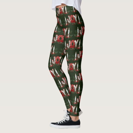 Leggings Fêtes de Noël Joie (Gauche)