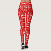 Leggings Fêtes de Noël, motif de Noël, hiver (Dos)