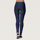 Leggings Fettes College Green Blue Black Tartan (Dos)