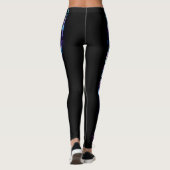 Leggings Feu bleu (Dos)