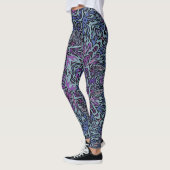 Leggings Feu chaud violet (Gauche)