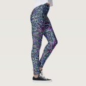 Leggings Feu chaud violet (Droite)