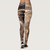 Leggings Feu d'artifice en or brillant Abstrait (Dos)