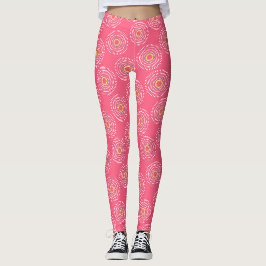 Leggings Feu d'artifice Japonais Cherry (Devant)