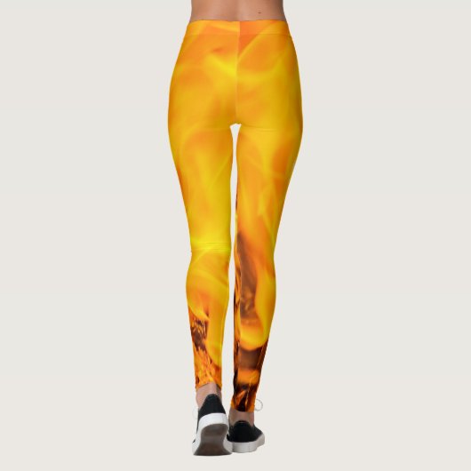 Leggings Feu et flammes (Dos)