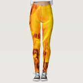 Leggings Feu et flammes (Devant)
