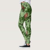 Leggings Feu et hellebore, vert clair (Gauche)