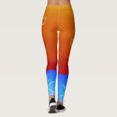 Leggings Feu et légumineuses à glace (Dos)