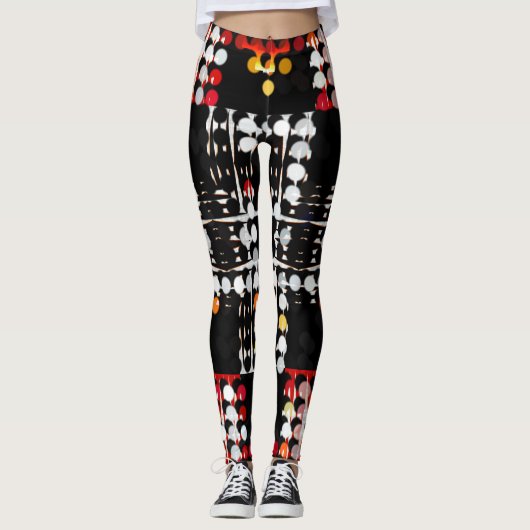 Leggings Feu et soleil (Devant)