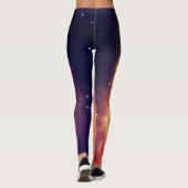 Leggings Feu Solaire à Travers le Cosmos (Dos)