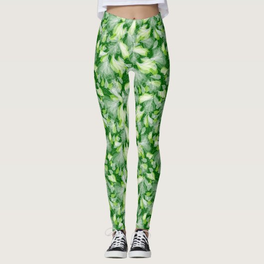 Leggings "feuillage" (Devant)