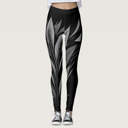 Leggings feuille (Devant)