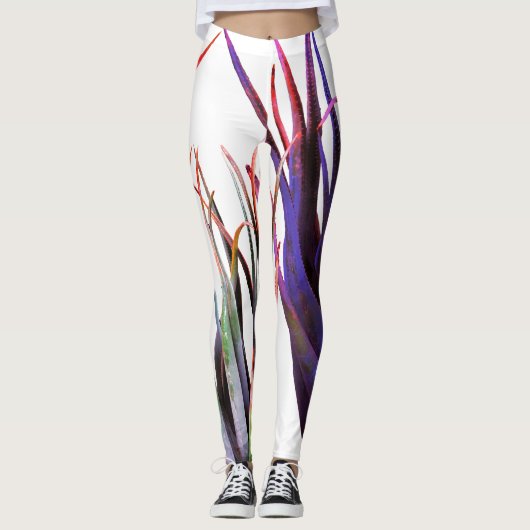 Leggings Feuille Aloe Vera (Devant)