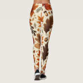 Leggings feuille/citrouille/cavernes Automne (Dos)
