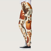 Leggings feuille/citrouille/cavernes Automne (Gauche)