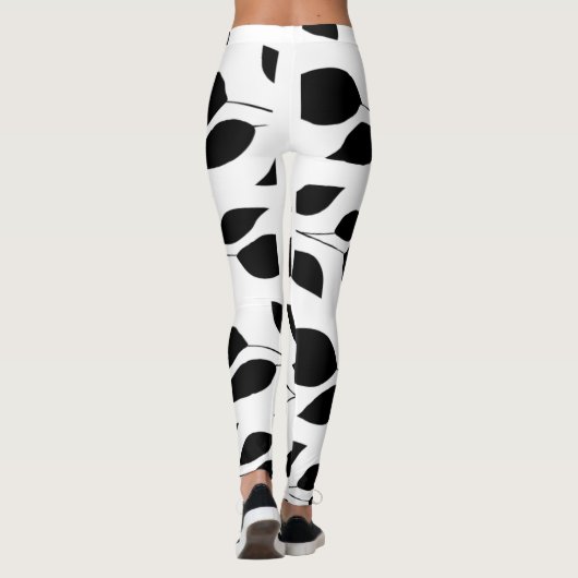 Leggings feuille de conception (Dos)