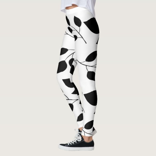 Leggings feuille de conception (Gauche)