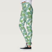 Leggings Feuille de Palme Verte (Gauche)