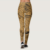 Leggings Feuille De Tan Élégante (Dos)