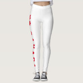 Leggings Feuille d'érable canadienne (Devant)