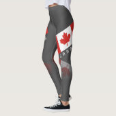 Leggings Feuille d'érable élégante Canada (Gauche)