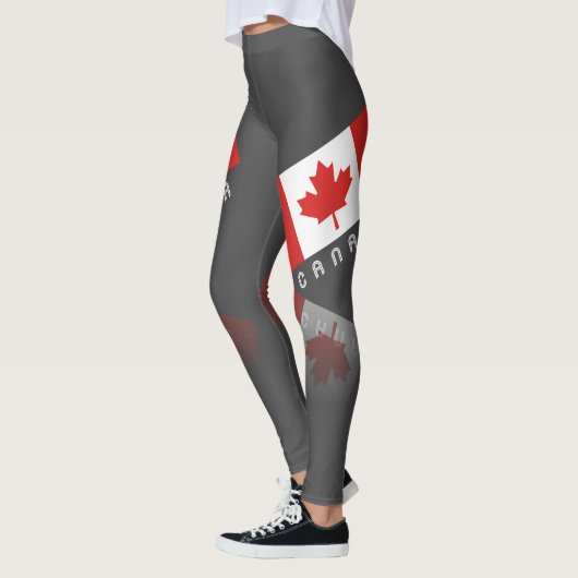 Leggings Feuille d'érable élégante Canada (Gauche)