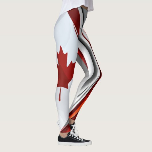 Leggings Feuille d'érable modifiée : une innovation canadie (Droite)