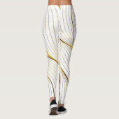 Leggings Feuille d'ornement or (Dos)