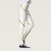 Leggings Feuille d'ornement or (Droite)
