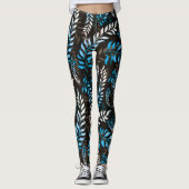 Leggings Feuille florale (Devant)