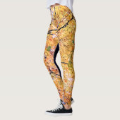 Leggings Feuille jaune et orange (Gauche)