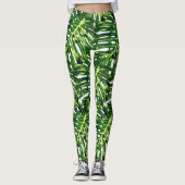 Leggings Feuille Monstera (Devant)