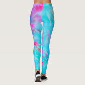Leggings feuille rose (Dos)