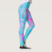 Leggings feuille rose (Droite)
