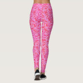 Leggings Feuille rose (Dos)