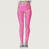 Leggings Feuille rose (Devant)