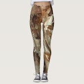 Leggings Feuille sec de tabac (Devant)