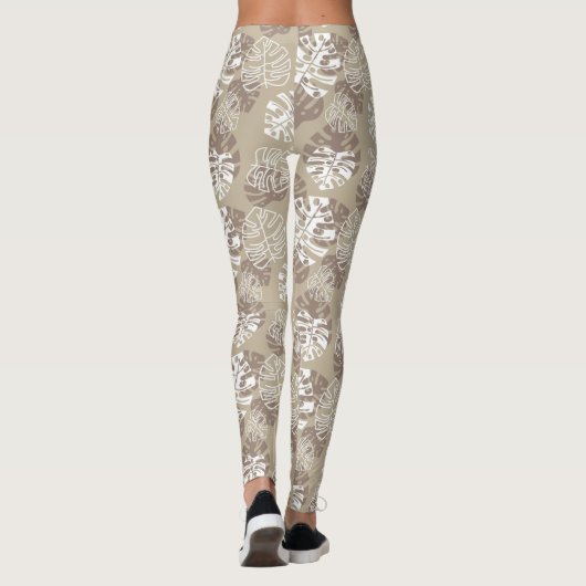 Leggings Feuille Tan (Dos)