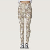 Leggings Feuille Tan (Devant)
