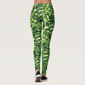 Leggings Feuille tropicaux (Dos)