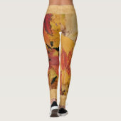 Leggings Feuilles Abstraits (Dos)