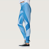 Leggings Feuilles Bleues (Gauche)